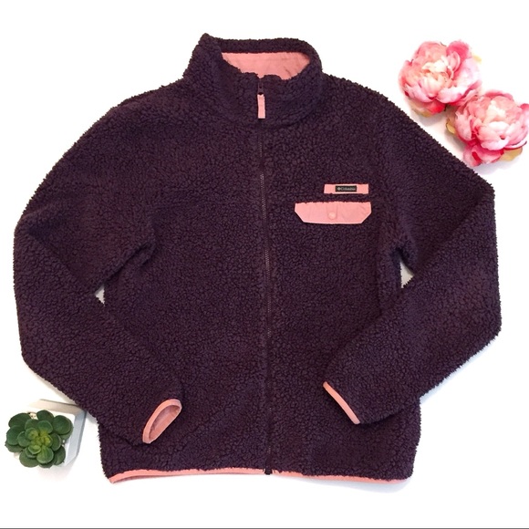 Columbia Jackets & Blazers - Purple Columbia sherpa jacket